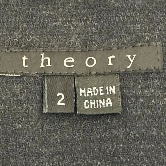 Theory Jiasa Ascend Black Ombré Career Office Wool Blend SZ 2 #1837 - Picture 5 of 10